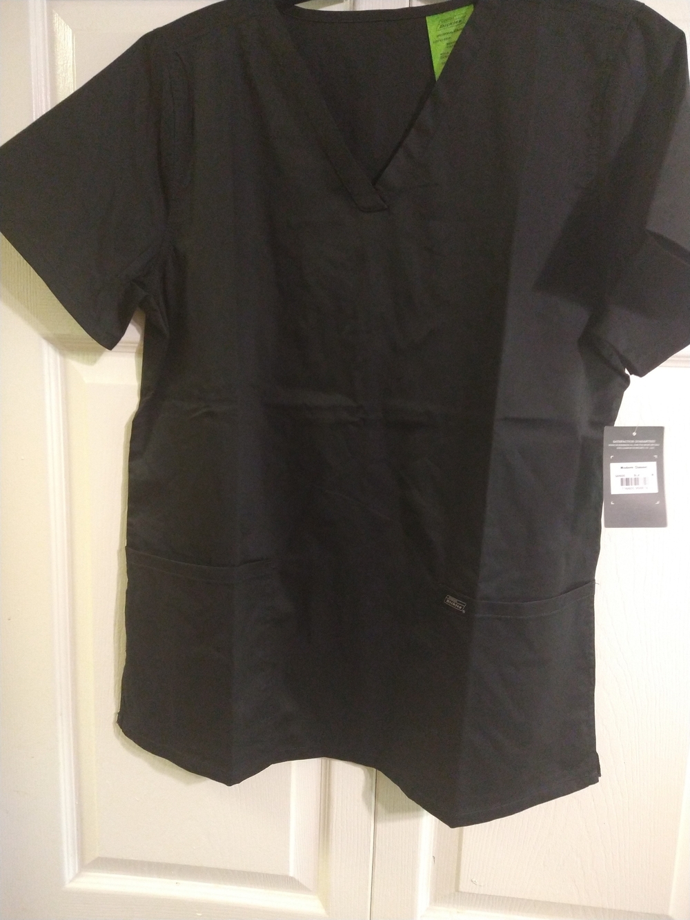 Dickies Black Women's V-Neck Scrub Set
